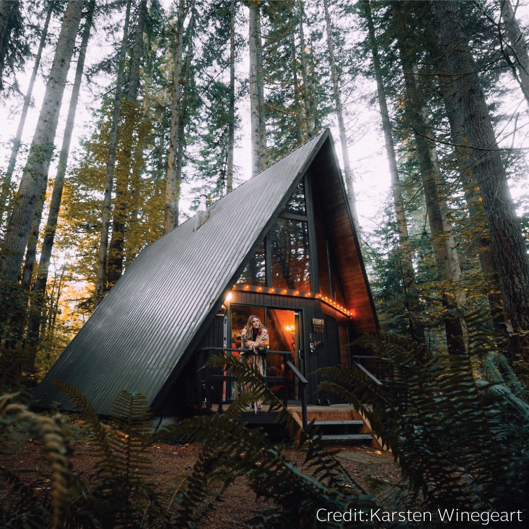 บ้านสไตล์ A-Frame ด้วยเมทับชีท