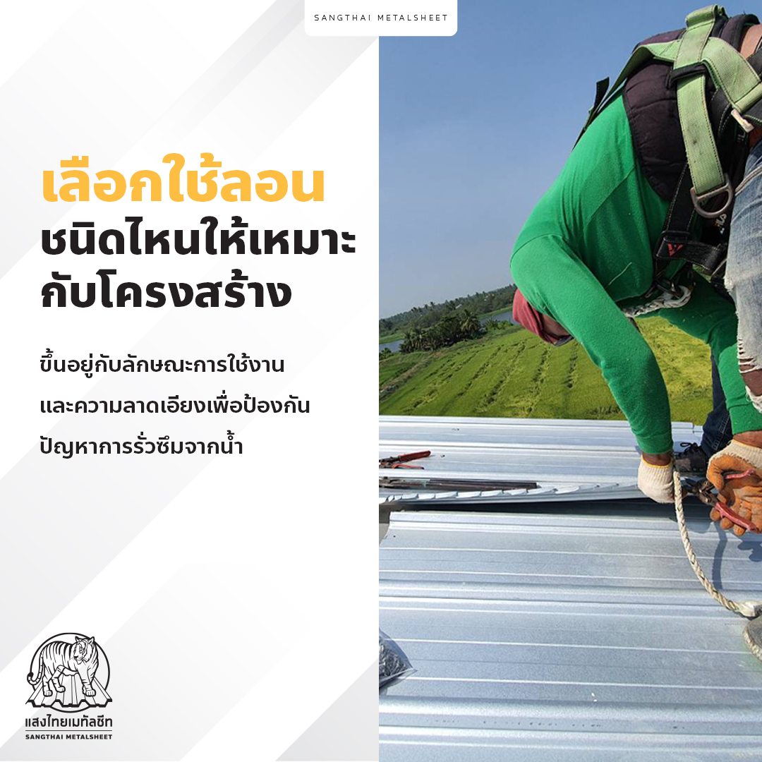 ปัญหาติดตั้งหลังคา
