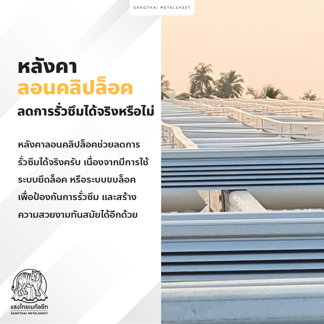 ปัญหาติดตั้งหลังคา