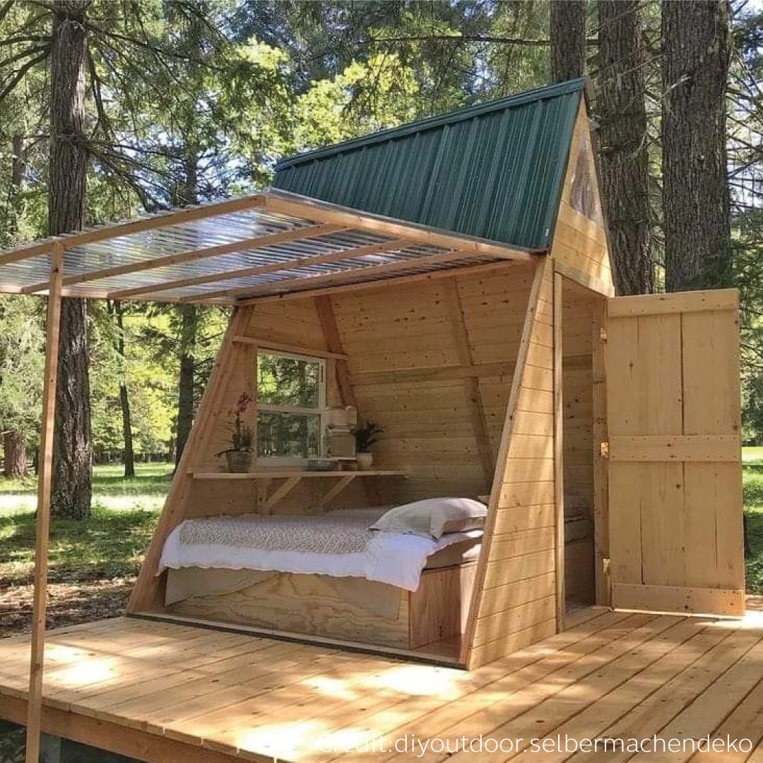 บ้านสไตล์ A-Frame ด้วยเมทับชีท