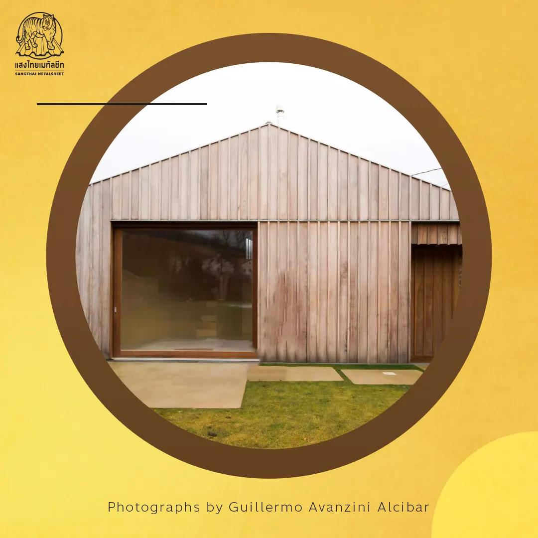 Old Tiny Farm บ้านสไตล์ Cottage ที่สามารถออกแบบได้ด้วย ผนังบ้านเมทัลชีท