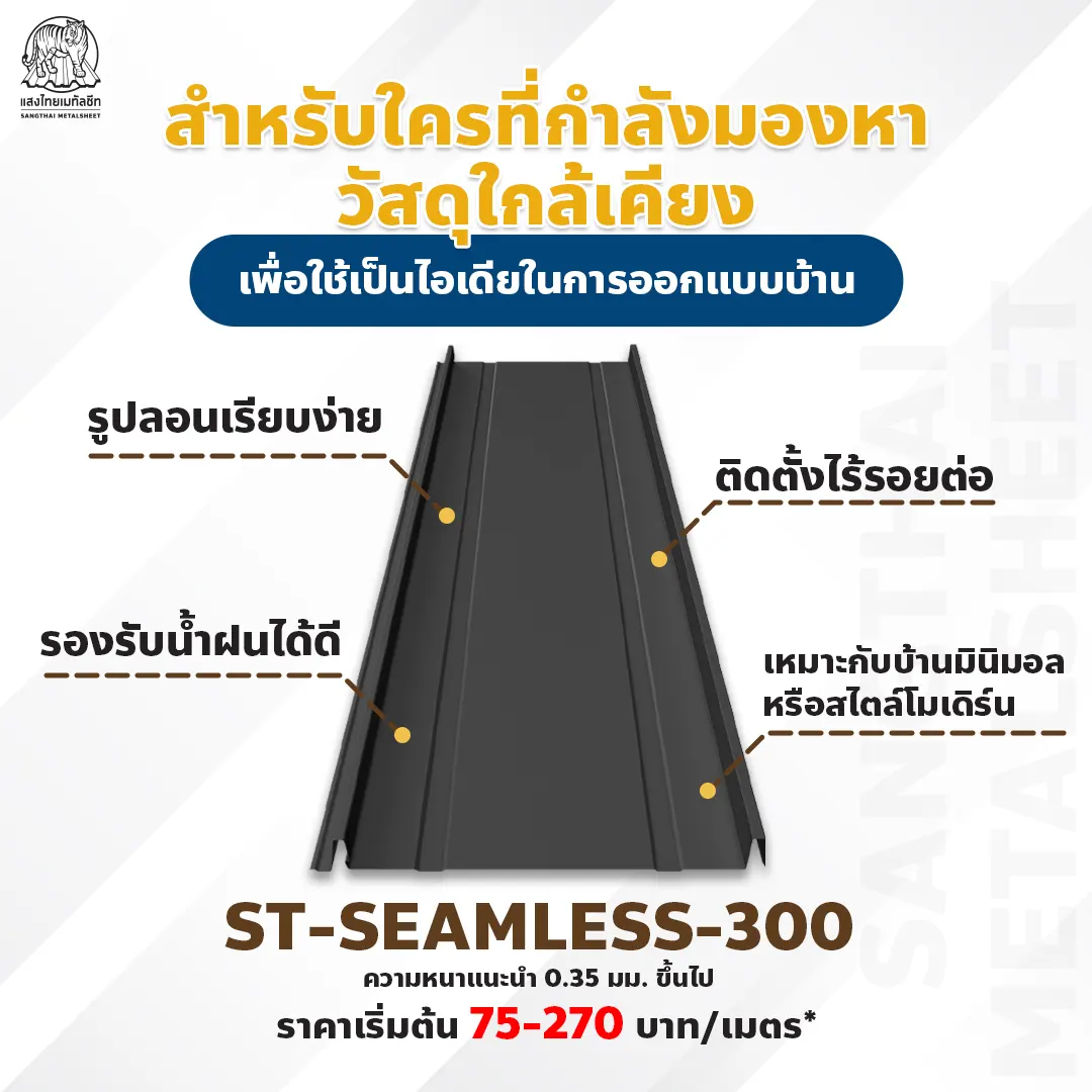 มองหาแผ่นเมทัลชีท แสงไทยยินดีให้บริการ