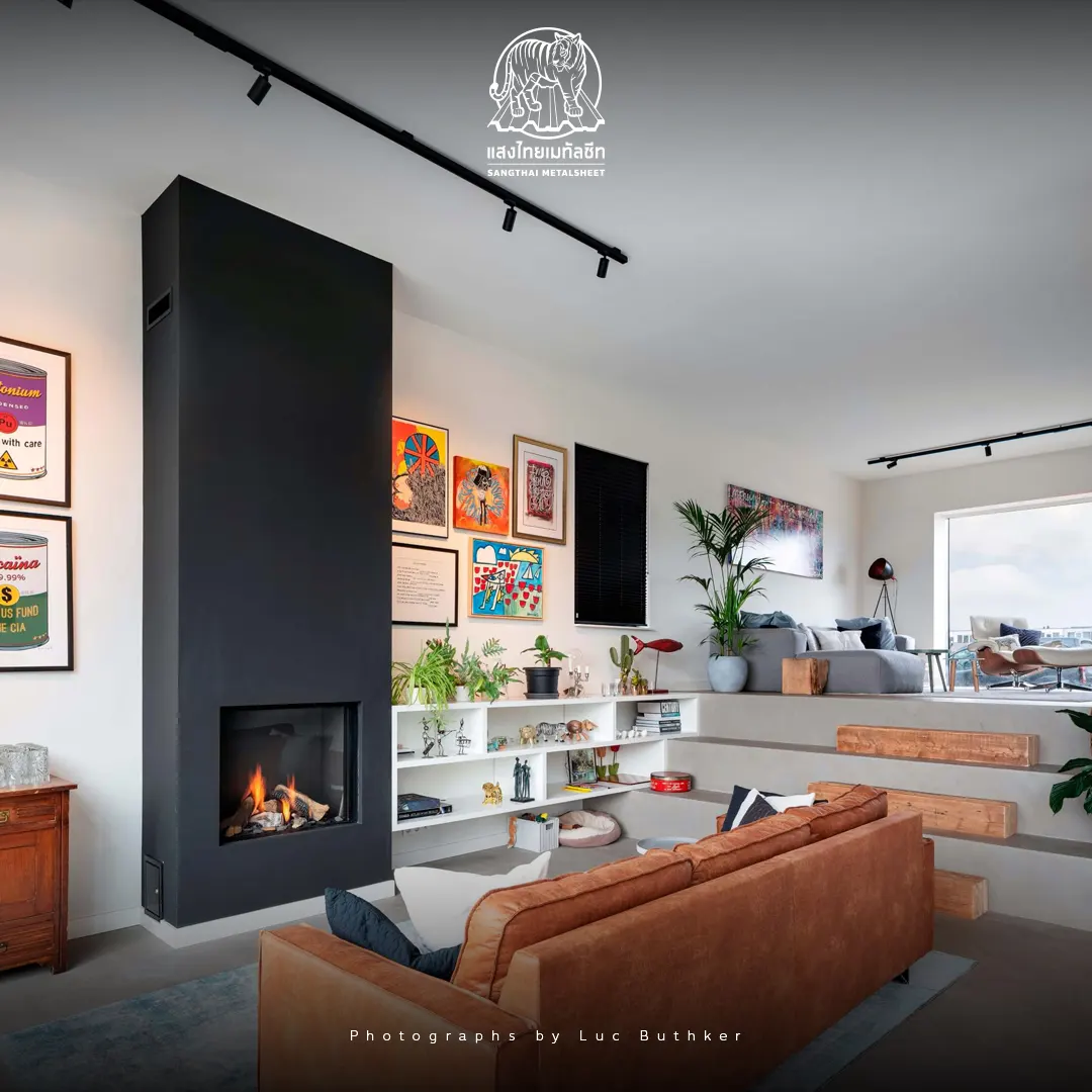 ภายในบ้านต่างประเทศออกแบบ Open Plan