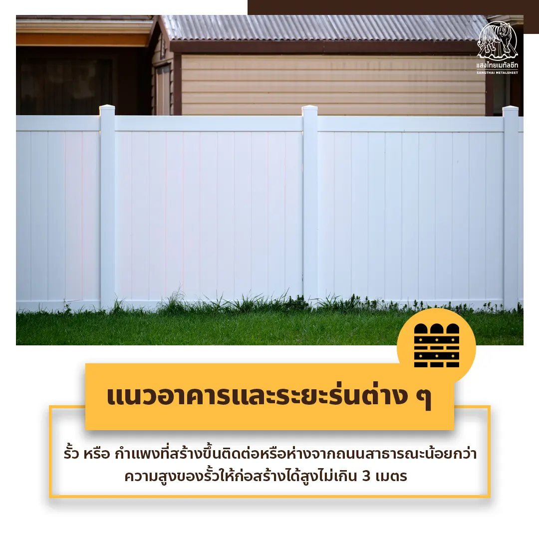 การต่อเติมบ้าน ควรระวังแนวอาคาร หรือระยะย่น