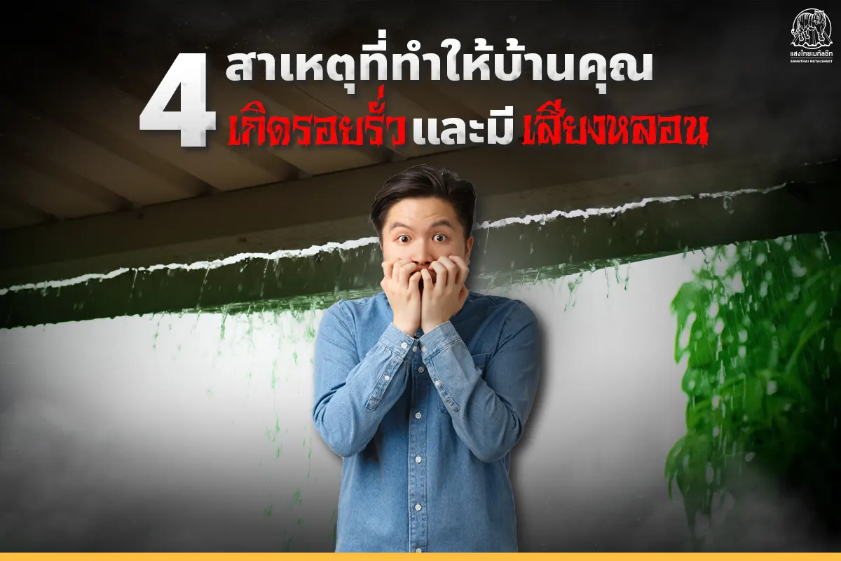 เรื่องสยองสองบรรทัด 4 สาเหตุที่ทำให้บ้านคุณเกิดรอยรั่ว และมีเสียงหลอน